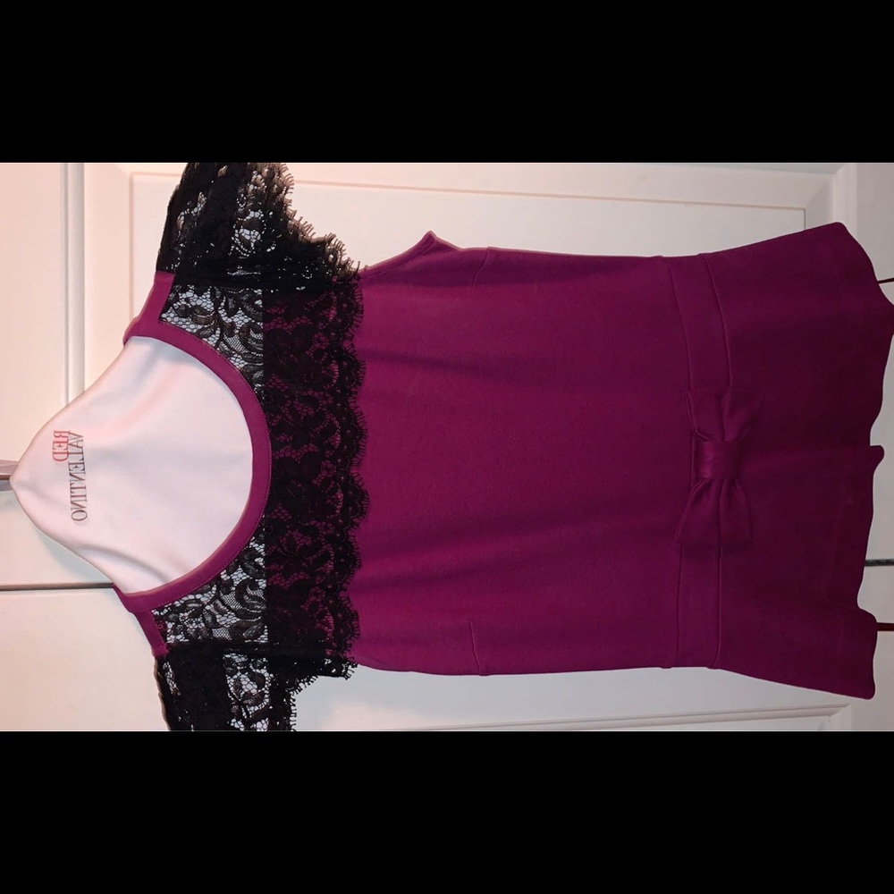 Red Valentino magenta/purple top